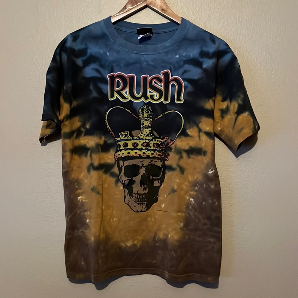 2007 Rush - Farewell to Kings skull tie dye